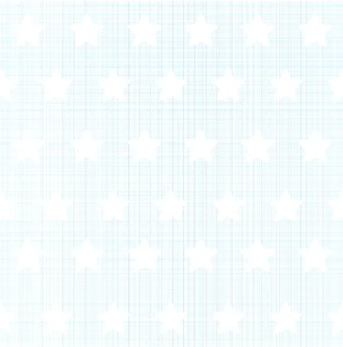 White five-pointed stars arranged in a regular pattern against a pale blue background with thin vertical stripes.